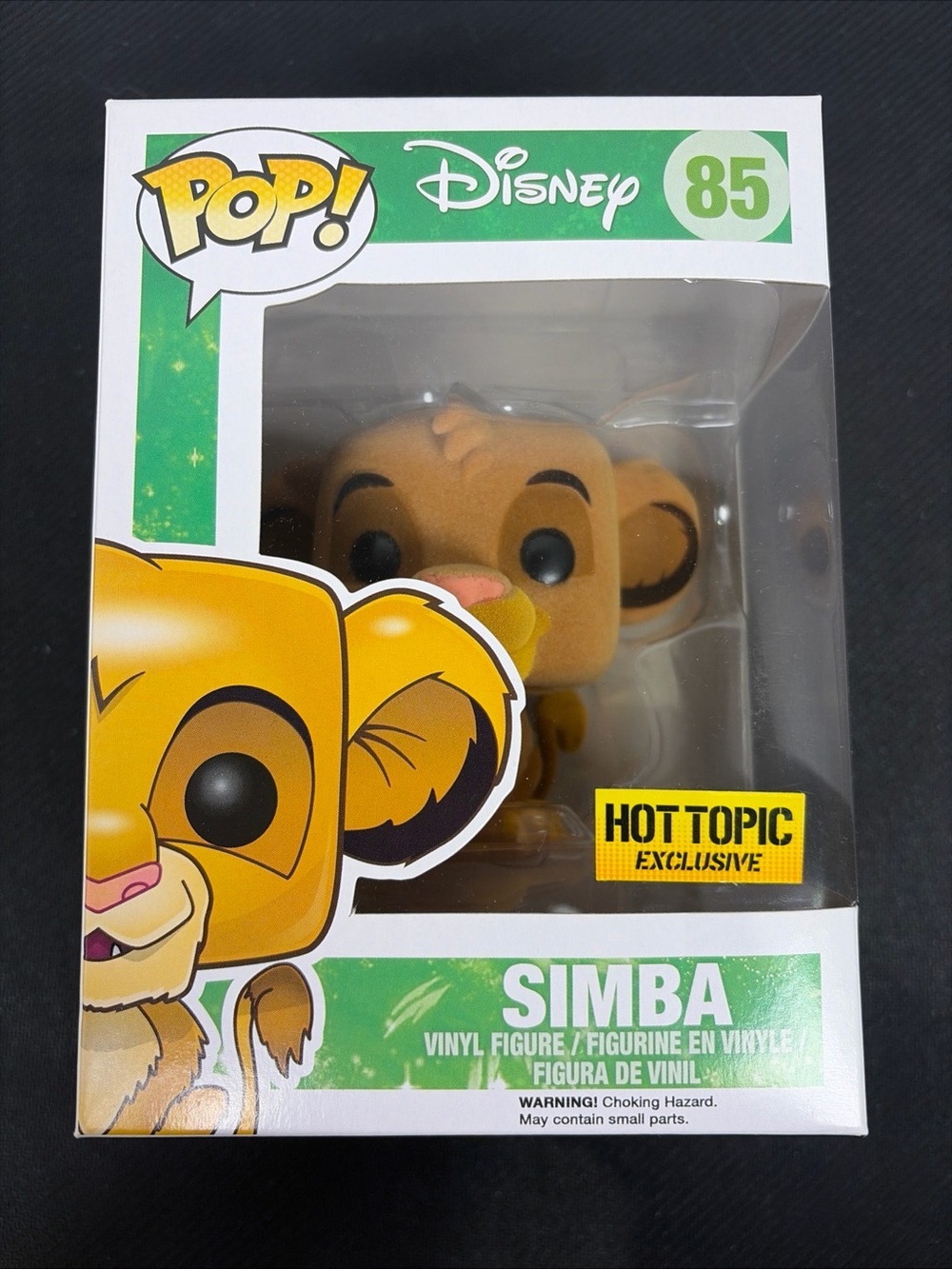 Funko Pop! Disney Simba #85 Flocked Hot Topic Exclusive Lion King